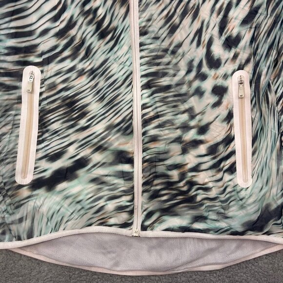 Nike Tech Hyperfuse Windrunner Women’s Medium 100% Nylon Jacket Animal‎ Print - Picture 4 of 12